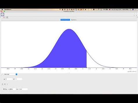An introduction to the probability calculator in GeoGebra.